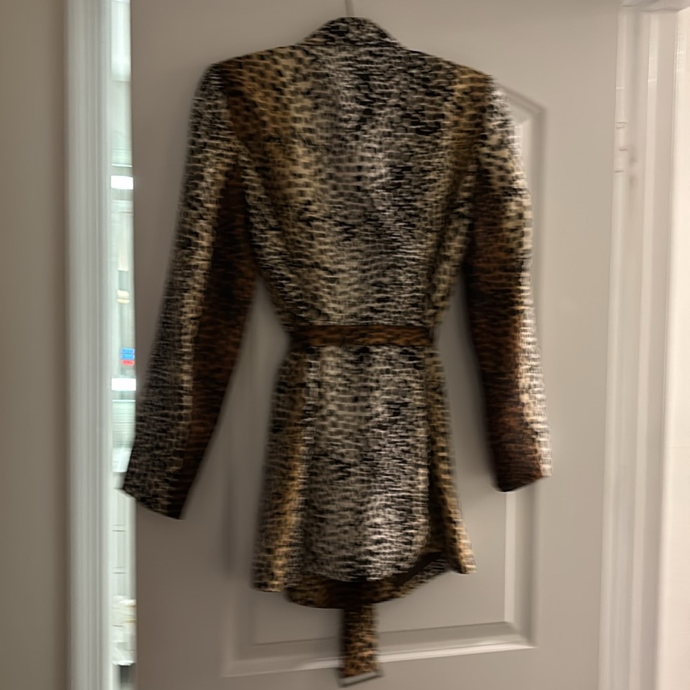 Anne Klein Leopard Print Blazer - Picture 4 of 7